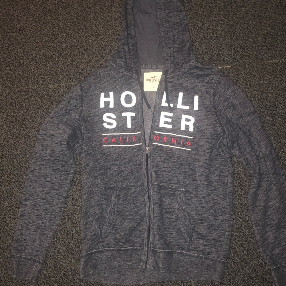 Hollister zip up hoodie